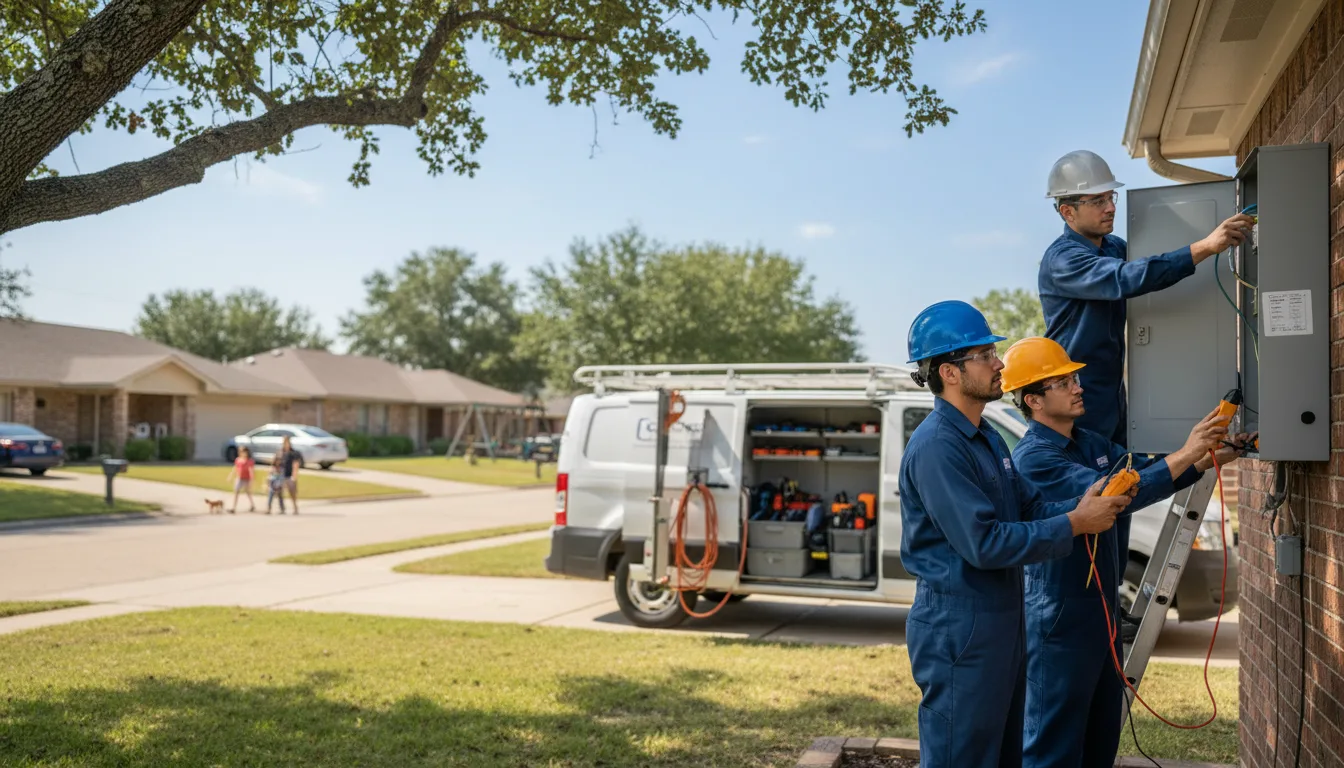 Certified electrician providing emergency electrical services in Kingsland, GA